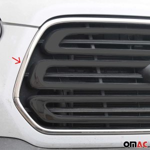Ford Transit Grill Frame - Front - Omac - Gloss Silver - 2015-2020